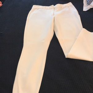 White House Black Market off white pants